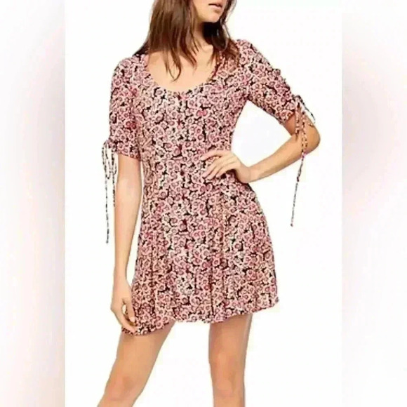 Free People floral fit and flare dress - Picture 1 of 11